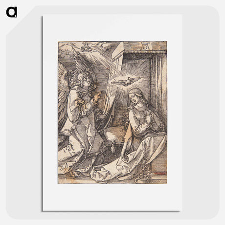 アートポスター-The announcement by Albrecht Dürer - アルブレヒト デューラー Poster.