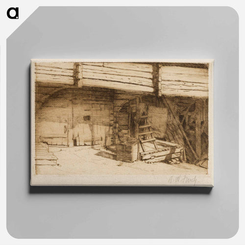 Outbuilding - アルフレッド ウィリアム フィンチ Canvas.
