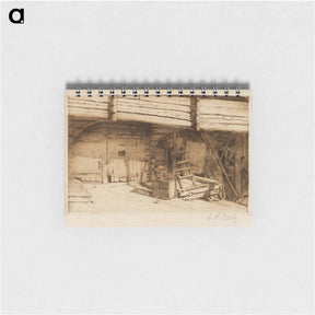 アートメモ帳-Outbuilding - アルフレッド ウィリアム フィンチ Memo.
