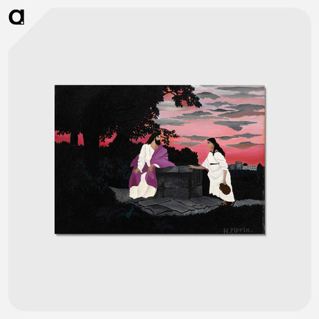 アートポストカード-Christ and the Woman of Samaria
 - バーンズ・コレクション Postcard.