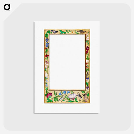 アートポストカード-Medieval Frame from Nimrod in the North
 - 大英図書館 Postcard.