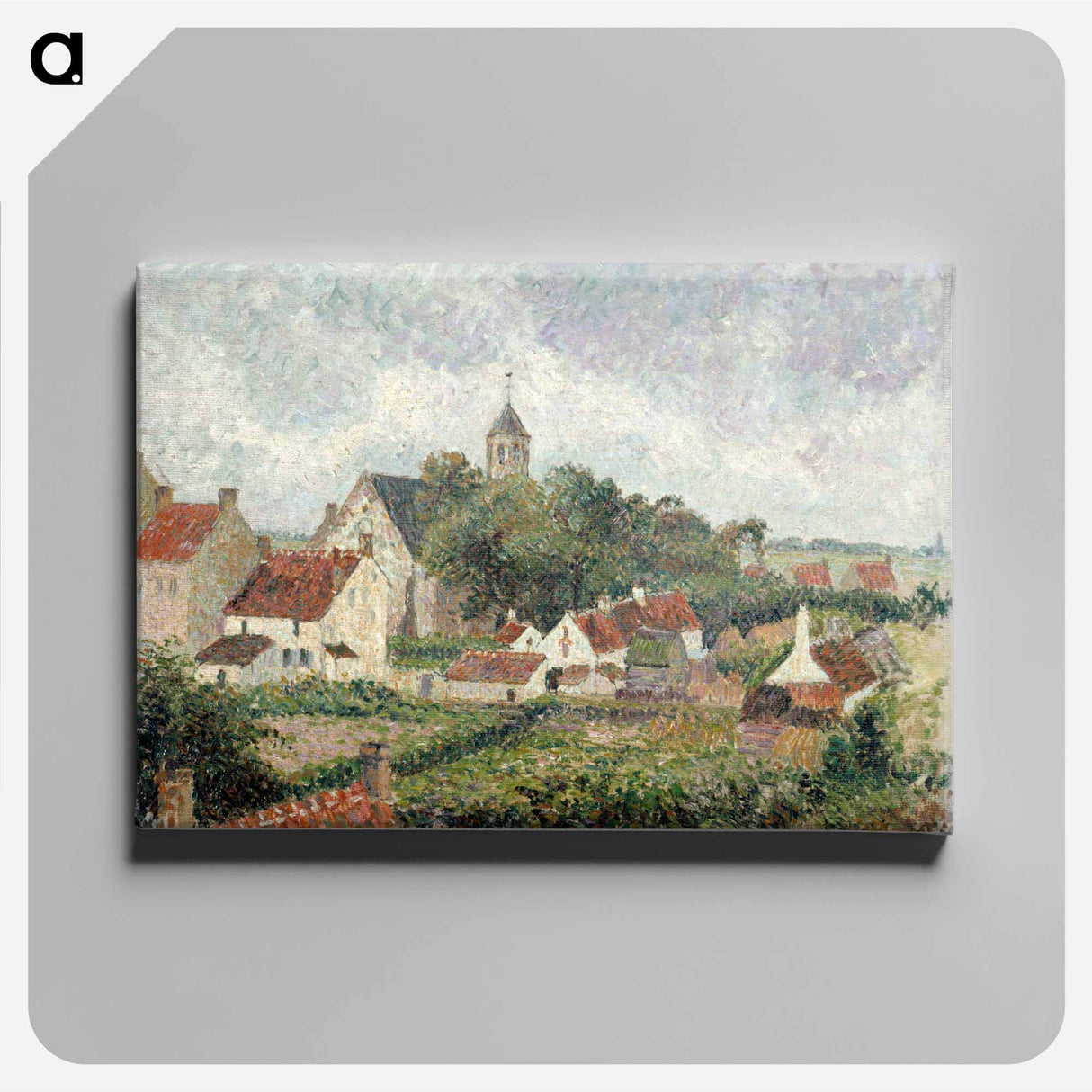 Knocke village - Camille Pissarro Canvas.