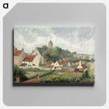 Knocke village - Camille Pissarro Canvas.