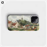 Knocke village - Camille Pissarro Phone Case.