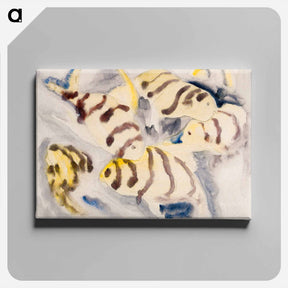 アートパネル-Fish Series, No. 3 - チャールズ デムス Canvas.