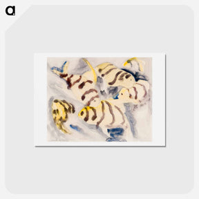 アートポストカード-Fish Series, No. 3 - チャールズ デムス Postcard.