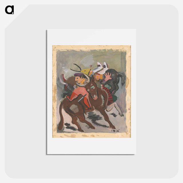 アートポストカード-Bullfight
 - シプリアン マジェルニク Postcard.