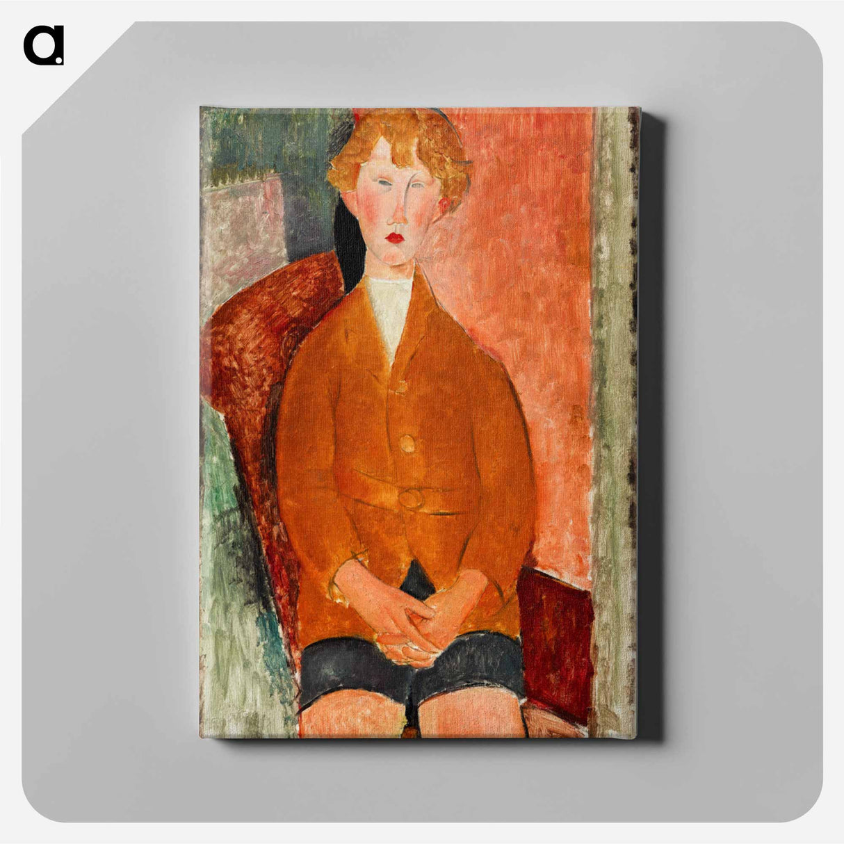 アートパネル-Boy in Short Pants
 - ダラス美術館 Canvas.