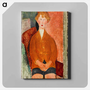 アートパネル-Boy in Short Pants
 - ダラス美術館 Canvas.