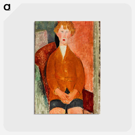 アートポストカード-Boy in Short Pants
 - ダラス美術館 Postcard.