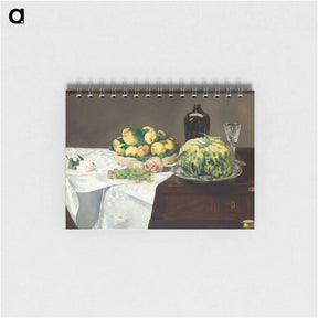 アートメモ帳-Still Life with Melon and Peaches - エドゥアール マネ Memo.