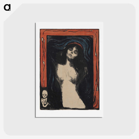 1-61_Edvard-Munch_hagaki