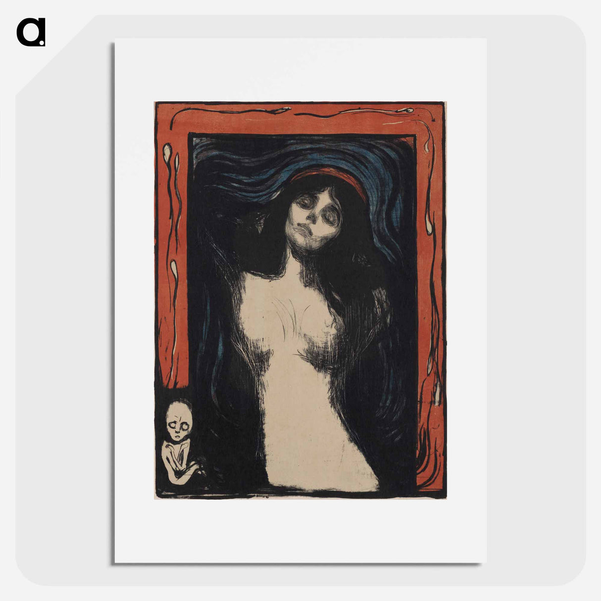 Madonna - エドヴァルド ムンク Poster.