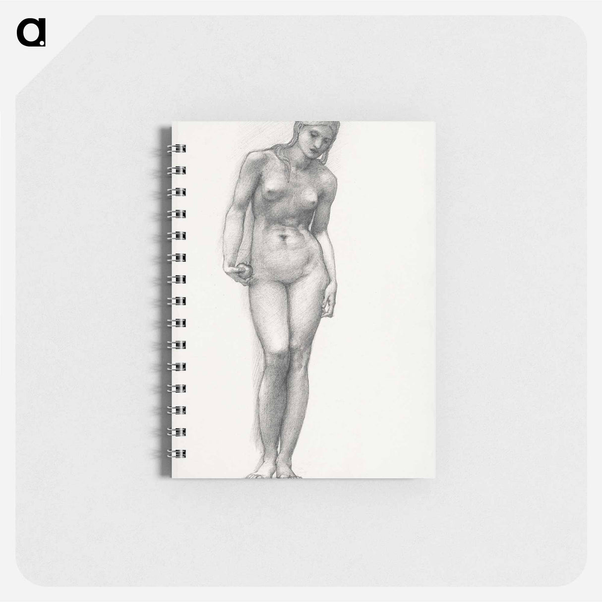 アートメモ帳-Venus with Golden Apple in Right Hand, for the Troy Triptych - エドワード バーン ジョーンズ Memo.