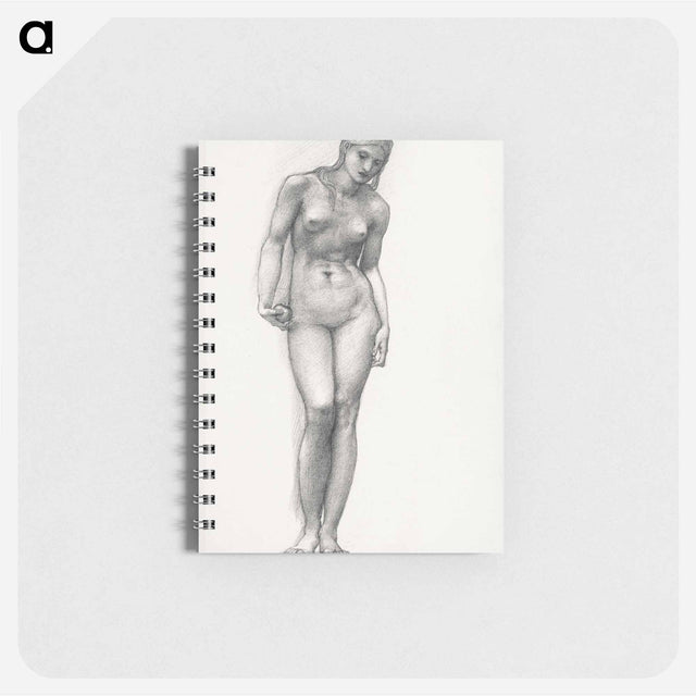 アートメモ帳-Venus with Golden Apple in Right Hand, for the Troy Triptych - エドワード バーン ジョーンズ Memo.
