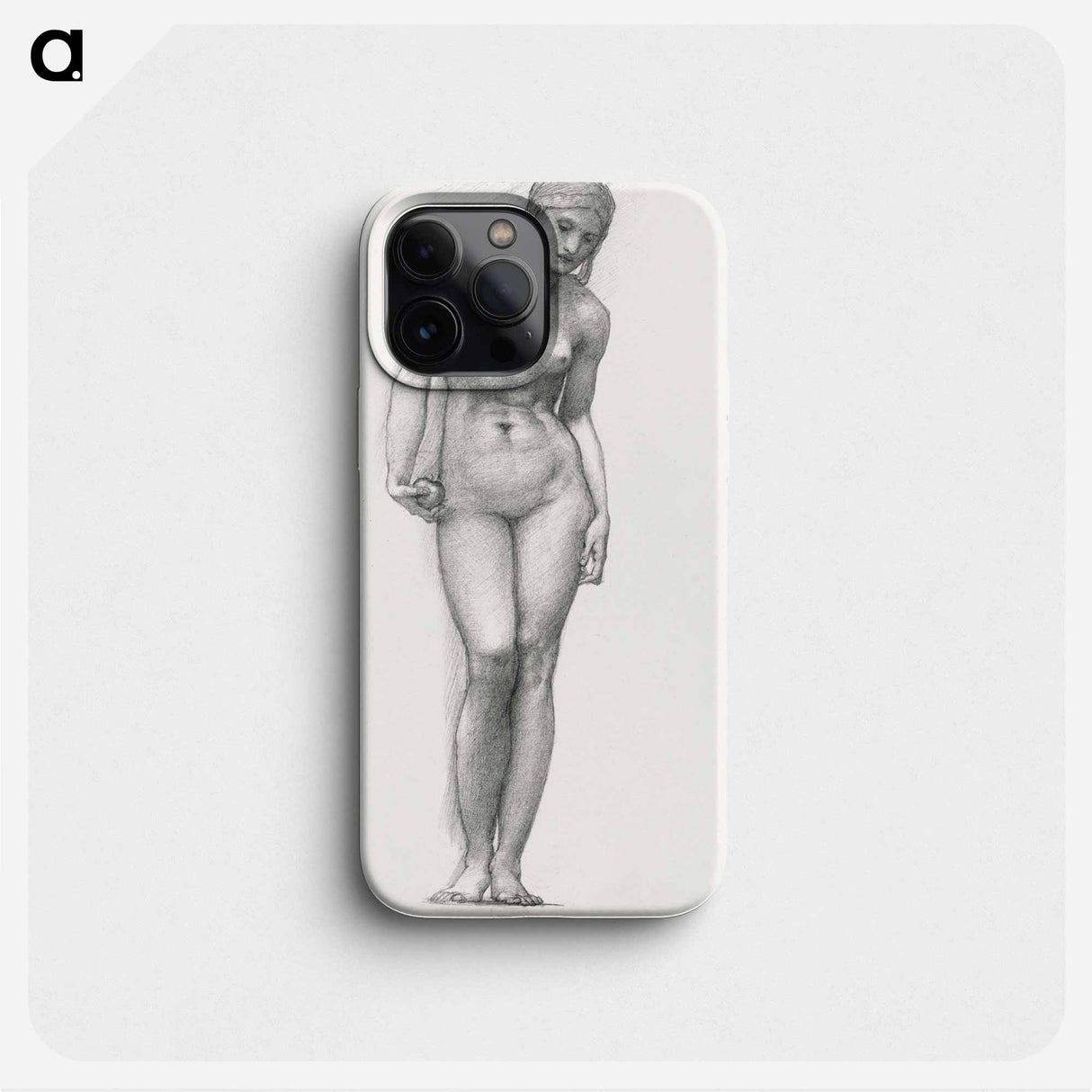 Venus with Golden Apple in Right Hand, for the Troy Triptych - エドワード バーン ジョーンズ Phone Case.
