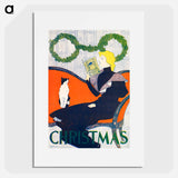 Vintage Christmas - Edward Penfield Poster.