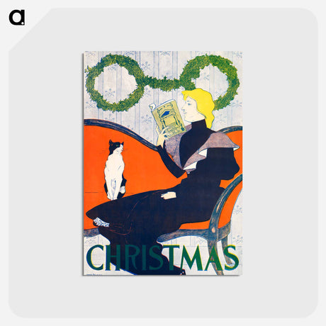 アートポストカード-Vintage Christmas - エドワード ペンフィールド Postcard.