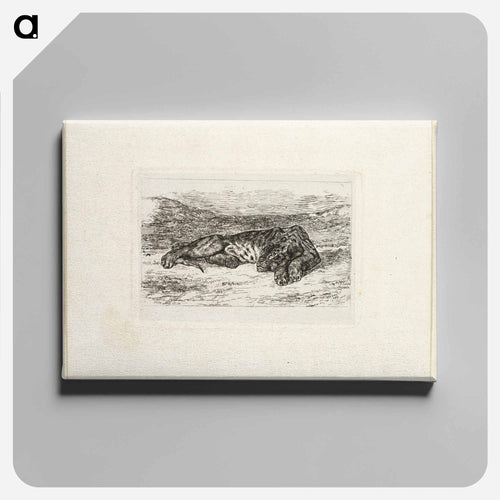 ホワイト - ウジェーヌ ドラクロワ Canvas.