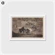 アートポストカード-Pepe Illo performs a "recorte" by Francisco Goya - フランシスコ デ ゴヤ Postcard.