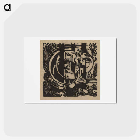 アートポストカード-Lizards - フランツ マルク Postcard.