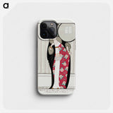 Parisian Costumes, no. 39: White Chinese crêpe dress - Georges Barbier Phone Case.