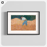 The Stone Breaker - Georges Seurat Poster.