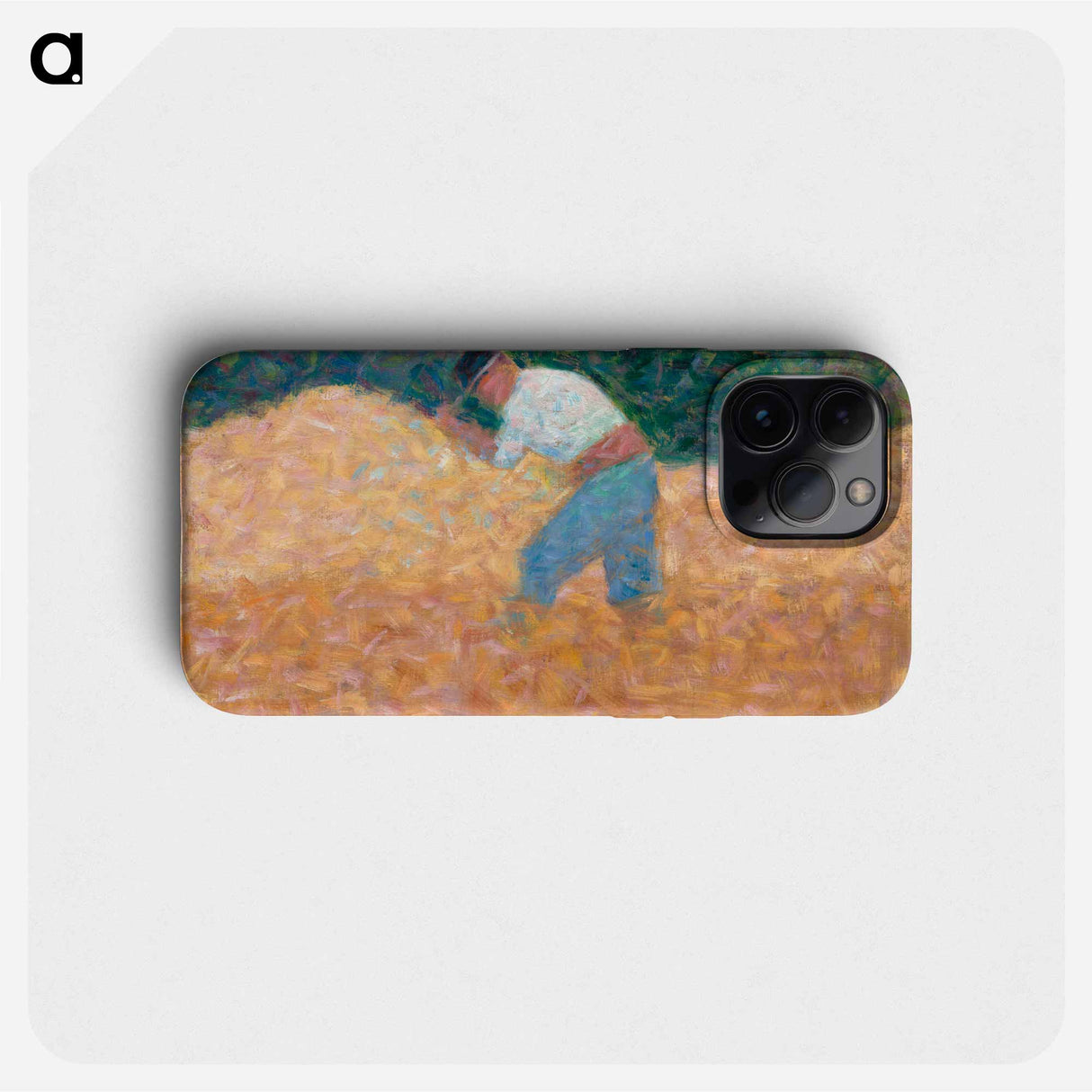 The Stone Breaker - Georges Seurat Phone Case.