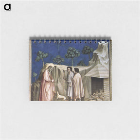 アートメモ帳-Joachim among the Shepherds - ジョット ディ ボンドーネ Memo.