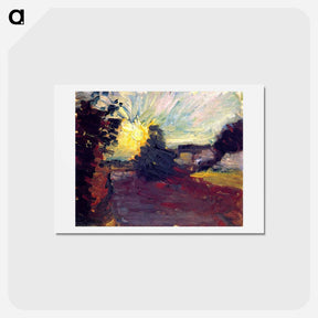アートポストカード-Sunset in Corsica - アンリ マティス Postcard.