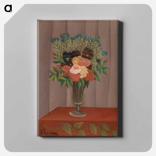 Bouquet of Flowers - Henri Rousseau Canvas.