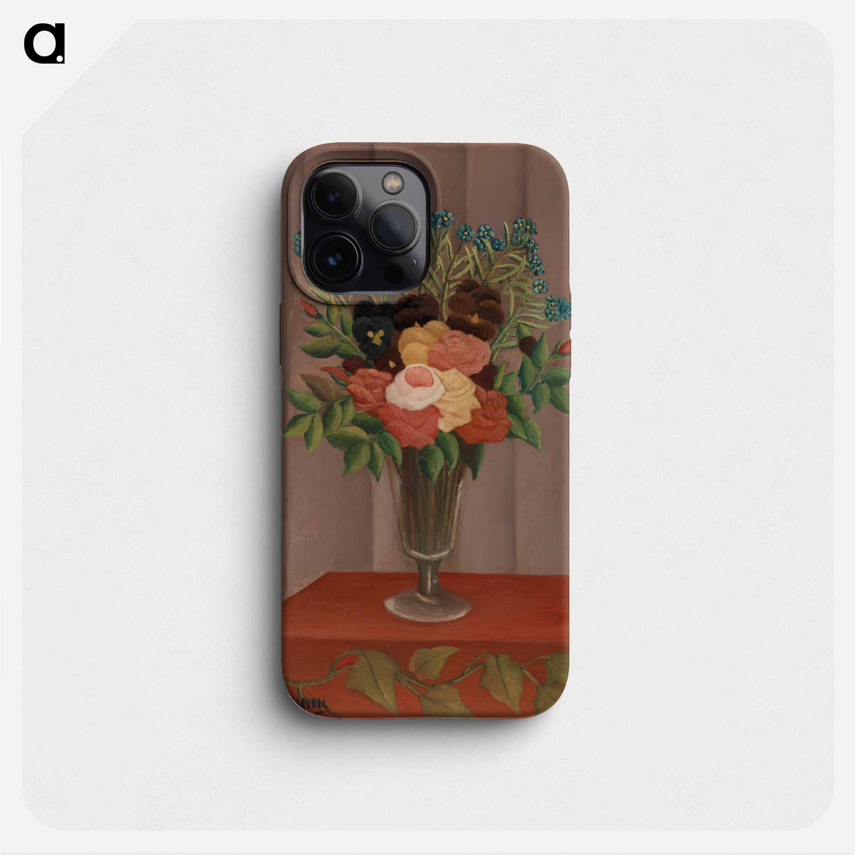 Bouquet of Flowers - Henri Rousseau Phone Case.