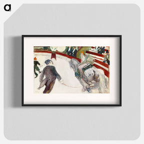 アートポスター-Equestrienne (At the Cirque Fernando) - アンリ ド トゥールーズ ロートレック Poster.