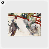 アートポストカード-Equestrienne (At the Cirque Fernando) - アンリ ド トゥールーズ ロートレック Postcard.