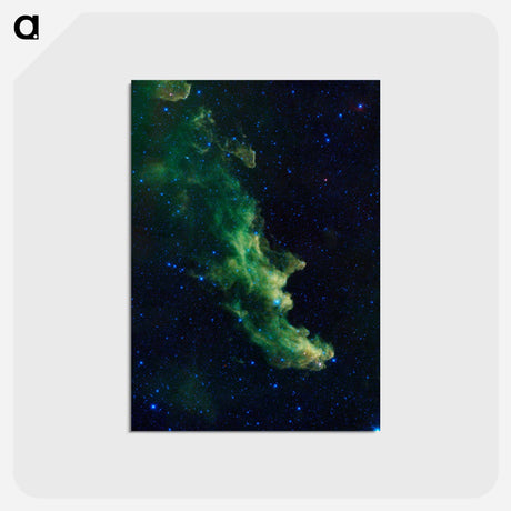 アートポストカード-Witch Head Nebula
 - ハッブル画像 Postcard.
