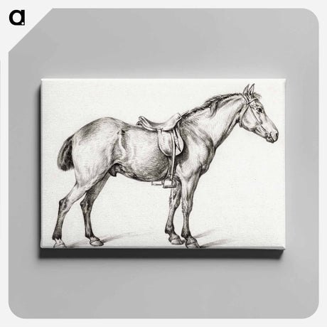 アートパネル-Standing horse - ジャン ベルナール Canvas.