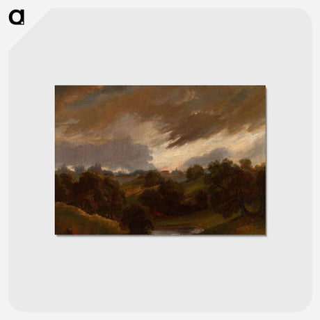 アートポストカード-Hampstead, Stormy Sky
 - ジョン コンスタブル Postcard.