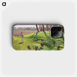 Landscape with Goatherd - ジョン シンガー サージェント Phone Case.