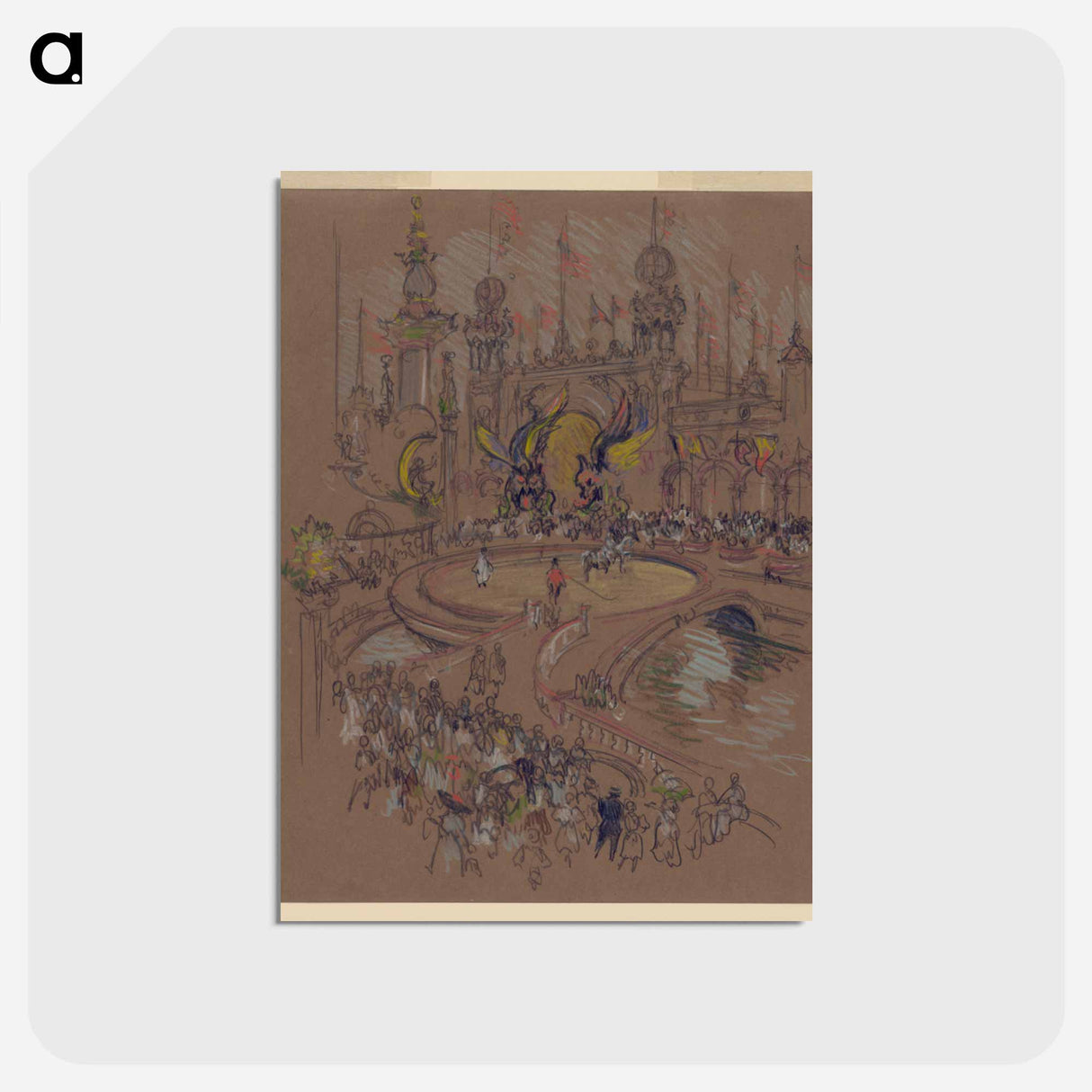 アートポストカード-Coney Island
 - ジョセフ ペネル Postcard.