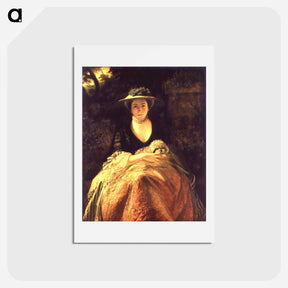 アートポストカード-Miss Nelly O'Brien - ジョシュア レノルズ Postcard.