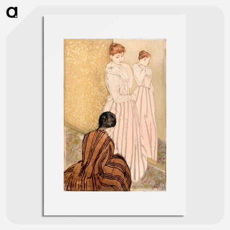 アートポスター-The Fitting - メアリー カサット Poster.