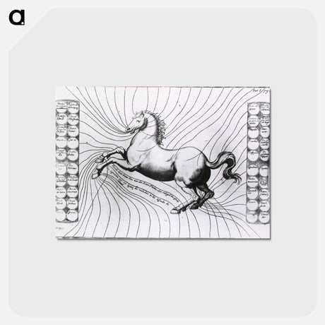 アートポストカード-Disease Chart of the Horse
 - 国立医学図書館 Postcard.