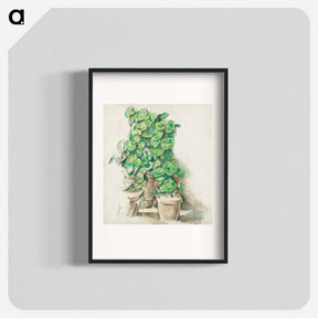 アートポスター-Geraniums - ポール セザンヌ Poster.