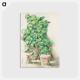 アートポストカード-Geraniums - ポール セザンヌ Postcard.