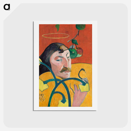 アートポストカード-Self-Portrait - ポール ゴーギャン Postcard.