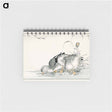 アートメモ帳-White Fronted Goose Illustration
 - 鳥類図鑑 Memo.