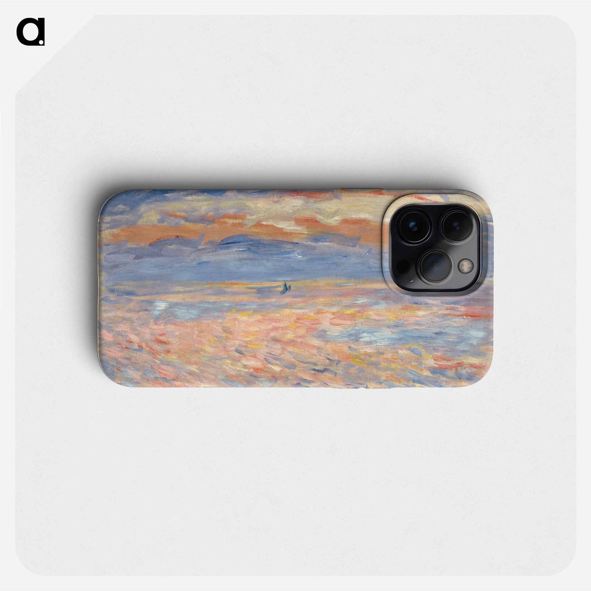 Sunset - Pierre Auguste Renoir Phone Case.