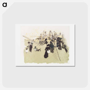 アートポストカード-Street Corner
 - ピエール ボナール Postcard.