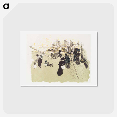 Street Corner
 - ピエール ボナール Postcard.