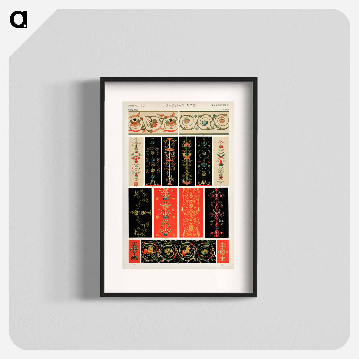 アートポスター-Nineteenth-Century Ornamental Pattern
 - 装飾の文法 Poster.